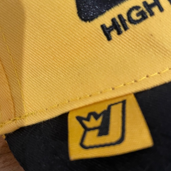 JEGS High Performance Racing Hat Cap Yellow & Black One Size Adjustable - Picture 9 of 9